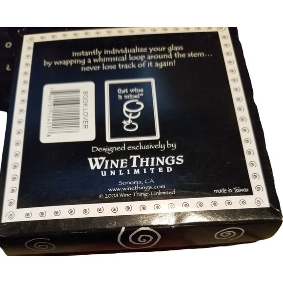 That Wine is Mine Palm Paradise 6-Piece Markers Charms Tags Glasses Wine Charm - Picture 4 of 5